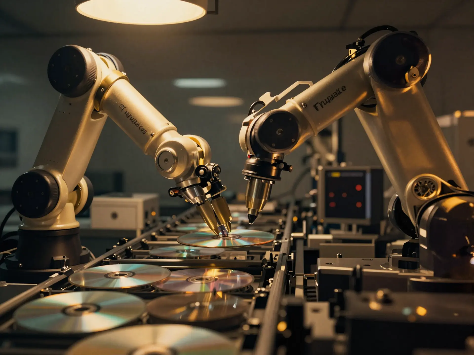 CD manufacturing line