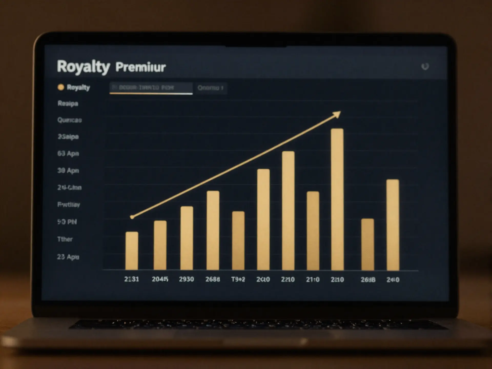 Royalty dashboard